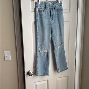 Good American Dolly Pardon Jolean straight jeans